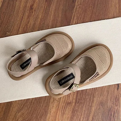 Baotou Casual Flat Bottom Breathable sandals beach shoes