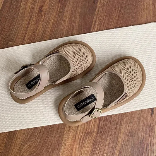 Baotou Casual Flat Bottom Breathable sandals beach shoes