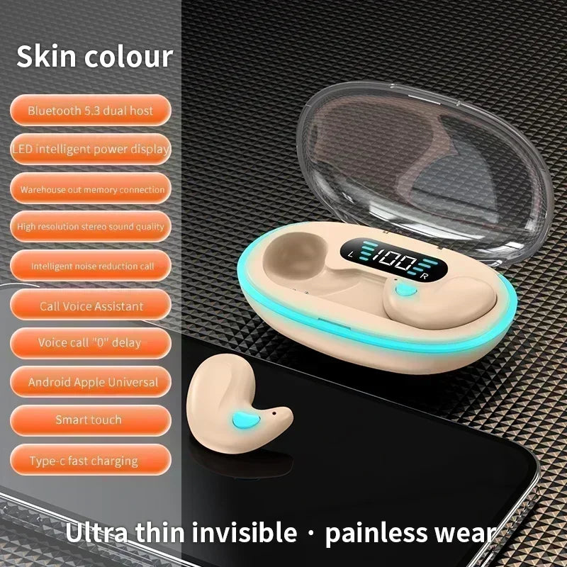 X55 Sleeping Earbuds Wireless Mini Headphones