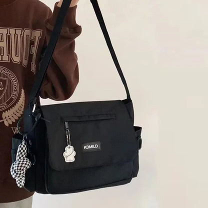 Oxford Diagonal Cross Youth Casual Canvas Shoulder Bag