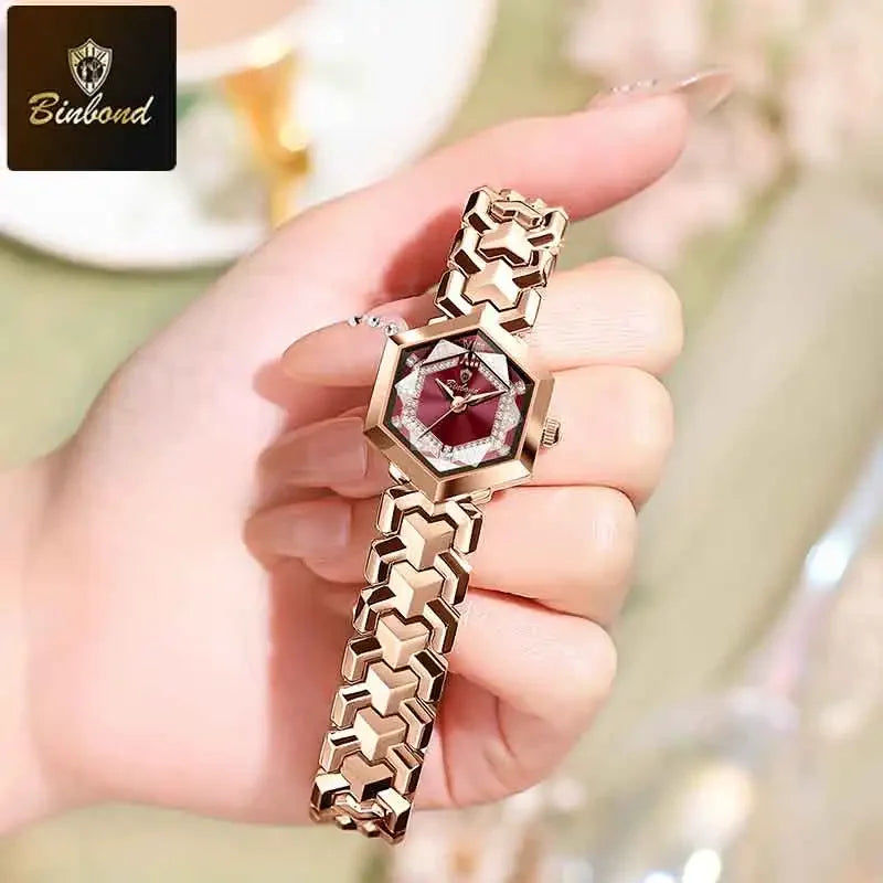 Rhombus Waterproof Luminous Diamond Watch