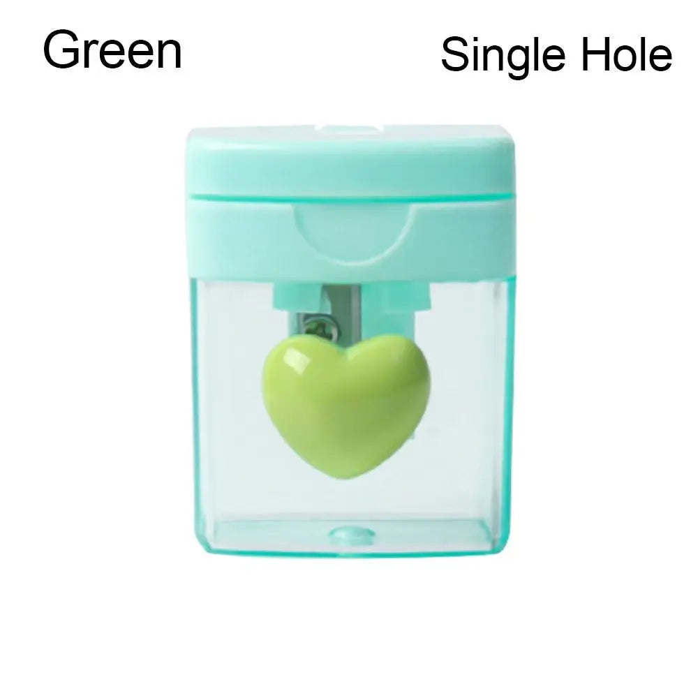 Cartoon Pencil Sharpener Single/Double Hole
