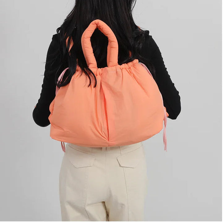Down Padded Jacket Single Shoulder Tote Bag