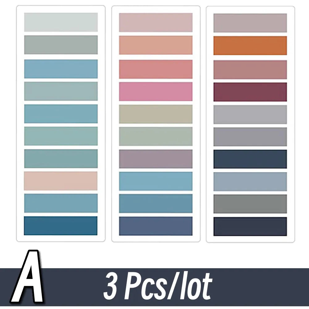 2400S Transparent Colorful Index Creative Memo Pads