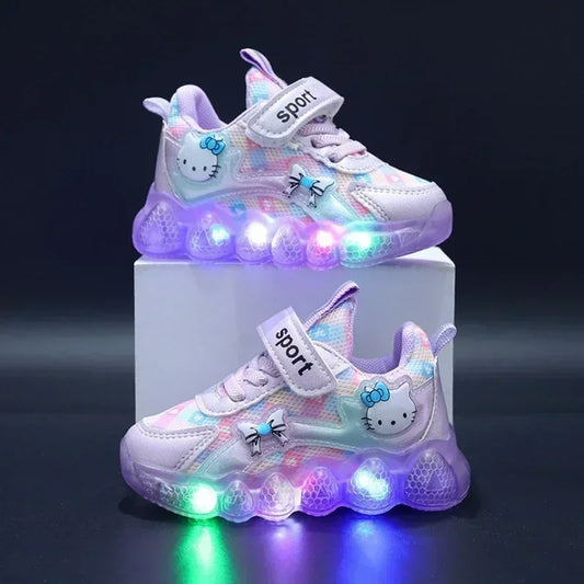 Hello Kitty Girl Kawaii Shine Sneakers