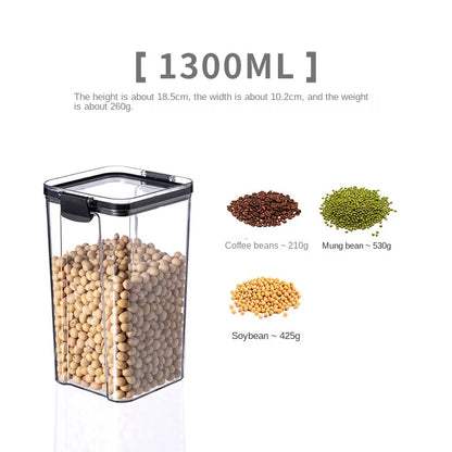 5Pcs Sets Sealed Jar Food Storage Box