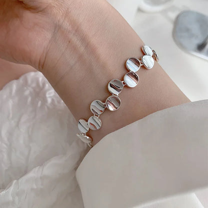 925 Sterling Silver Bangle Bracelet Set