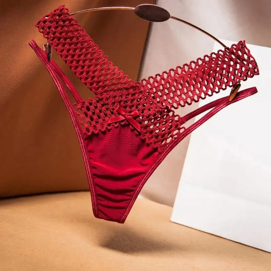 Briefs Hollowed Out Elastic Thin Strip French Style Sling Thong G-string