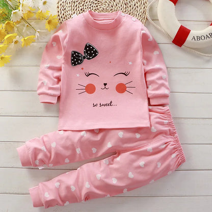 Cotton baby girl clothing winter newborn baby set