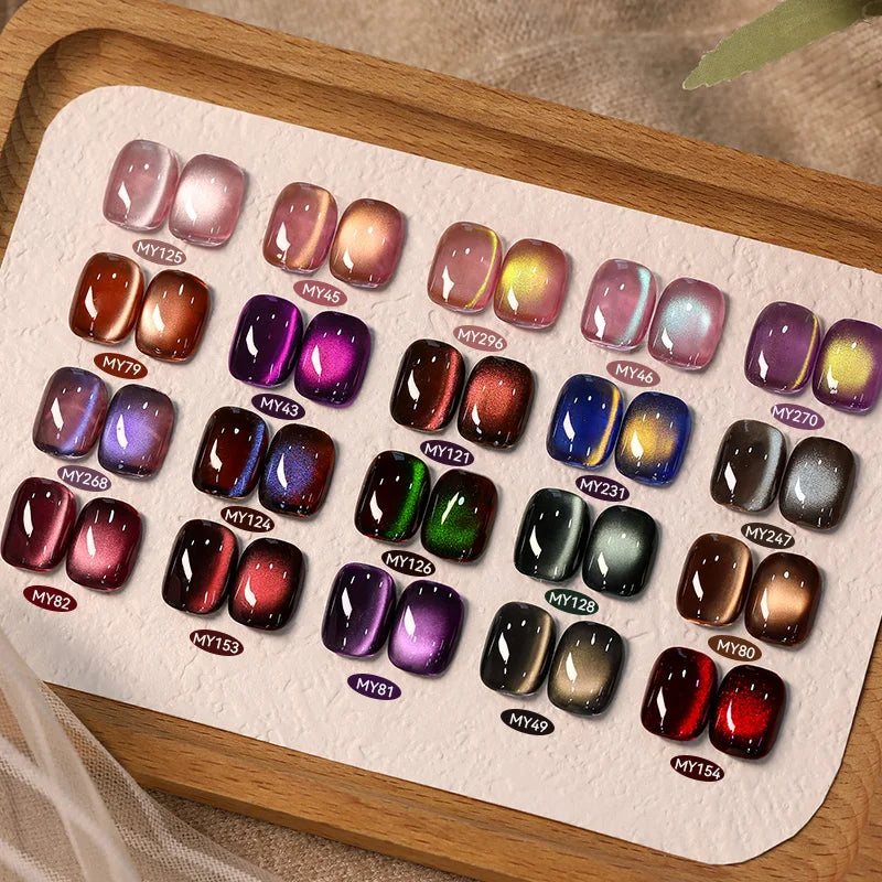 10ml Brown Purple Black Red Cat Magnetic Gel Polish Manicure Soak Off