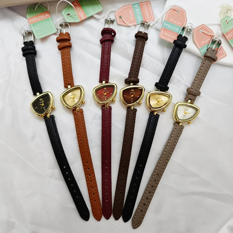 Irregular Triangle Luxury Quartz Watches