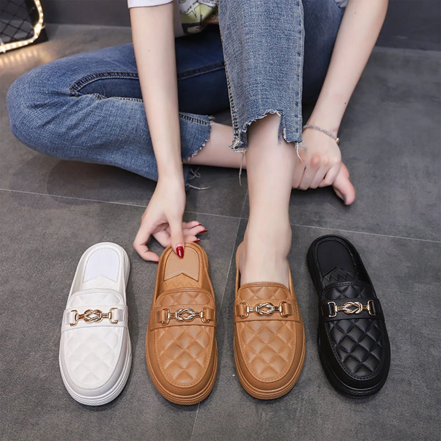 Casual Half Soft  Thick Sandals ﻿Slipper