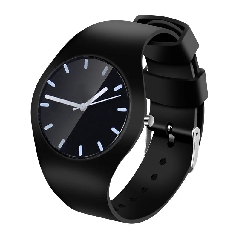 Silicone Strap Quartz Watch