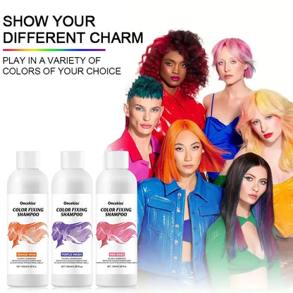 Semi-permanent Hair Color Dye Shampoo Unisex