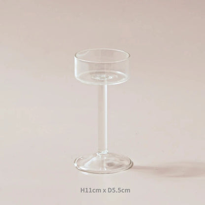 Glass Candle Holders Set Tealight Candle Holder