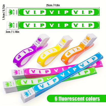 VIP Paper Waterproof Identification Wristbands