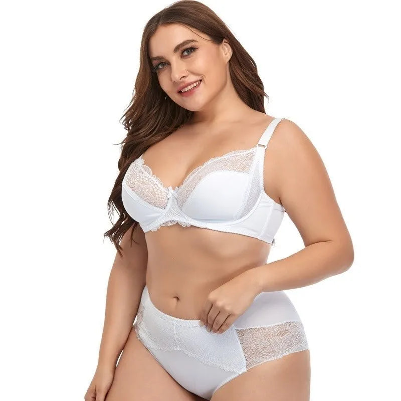 طقم ملابس داخلية مثيرة بمقاس كبير من الدانتيل من Beauwear