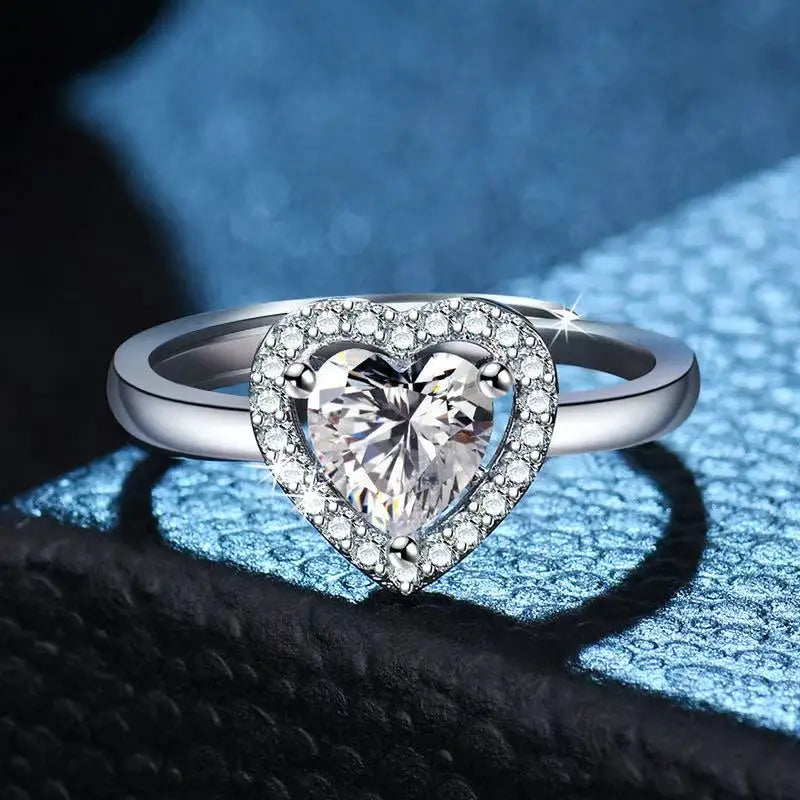 Shiny Zircon Alloy Dutan Gold Classic Ring