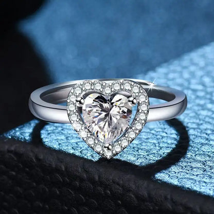 Shiny Zircon Alloy Dutan Gold Classic Ring
