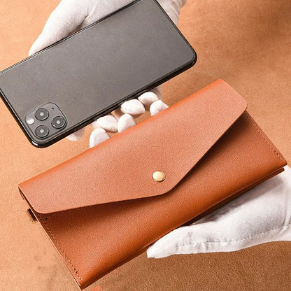 Portable Ins Phone Bags Rectangle PU Leather Phone Bag Wallets