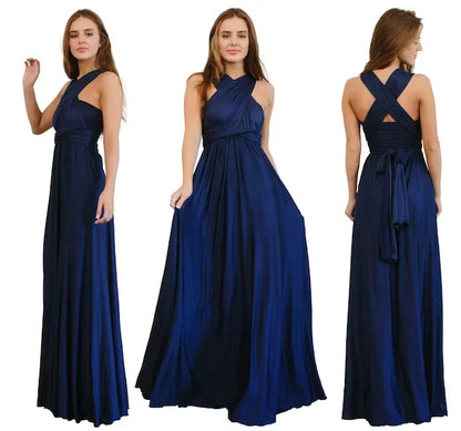 Rust Bridesmaid Dress Infinity Multiway Maxi Bridesmaid Dress