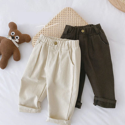 Pants Autumn Spring Casual Cotton Canvas Pants