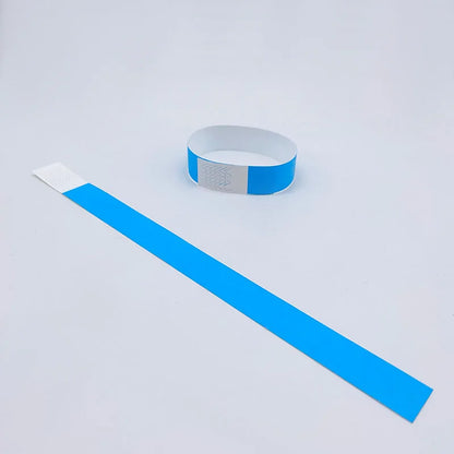 100pcs Colorful Neon Paper Wristbands Mixed Multicolor Waterproof