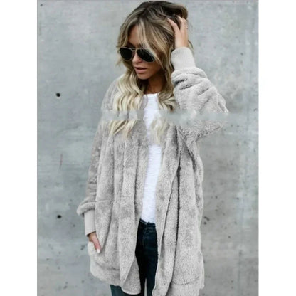 Double-faced Fur Fleece Faux Fur Thick Coat