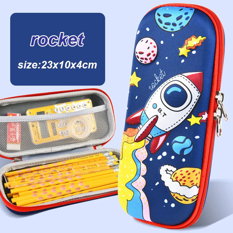 3D Kawaii Pencil Case EVA Large Capacity Waterproof Light Pencil Box