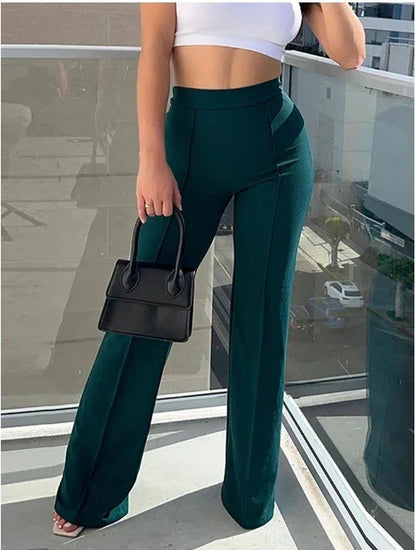 Flare Slim Straight Bell Bottom Pants