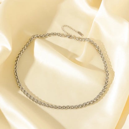 316L Stainless Steel Pearls Chain Necklace