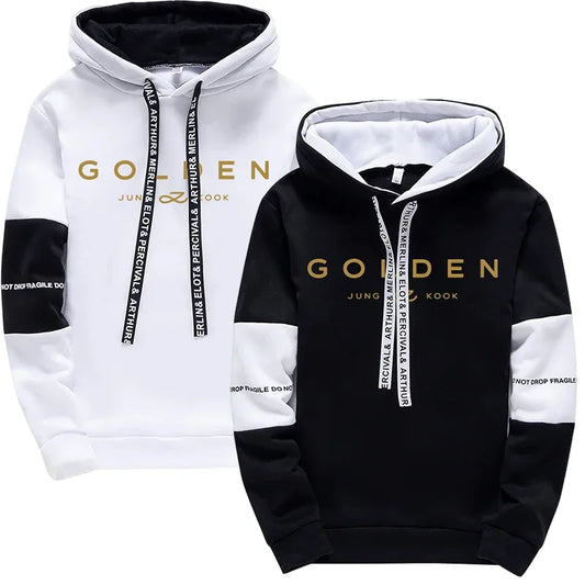 Jung Kook Print Hooded Sweatshirts Sweatpants Pullover