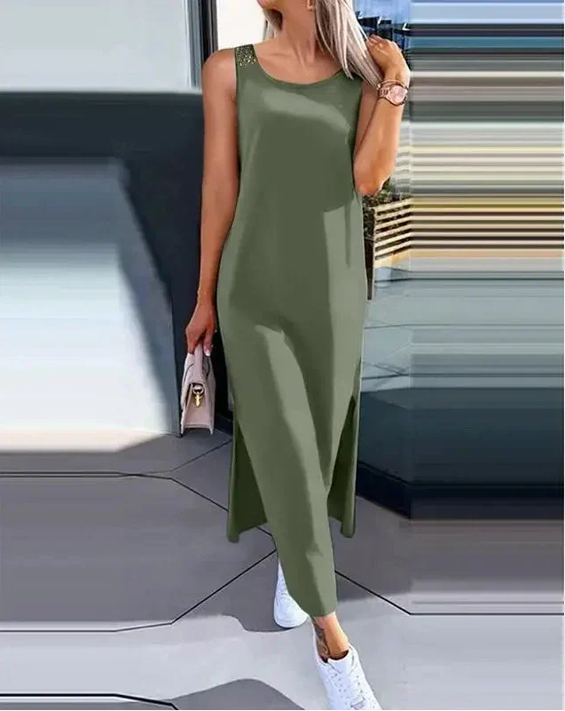 Sleeveless Sexy Loose Slim Dress