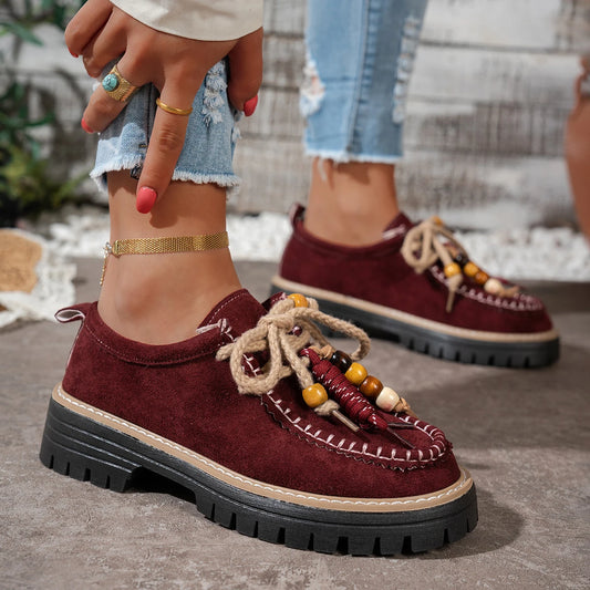 Sexy Work Sports Round Toe Casual Shoes