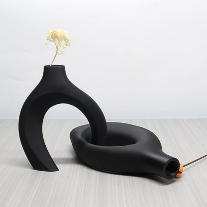 A Set of Bohemian Style Art Vases