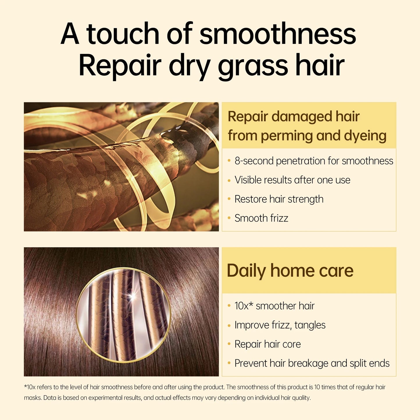 Hair Mask Keratin Straightening Repair Damaged