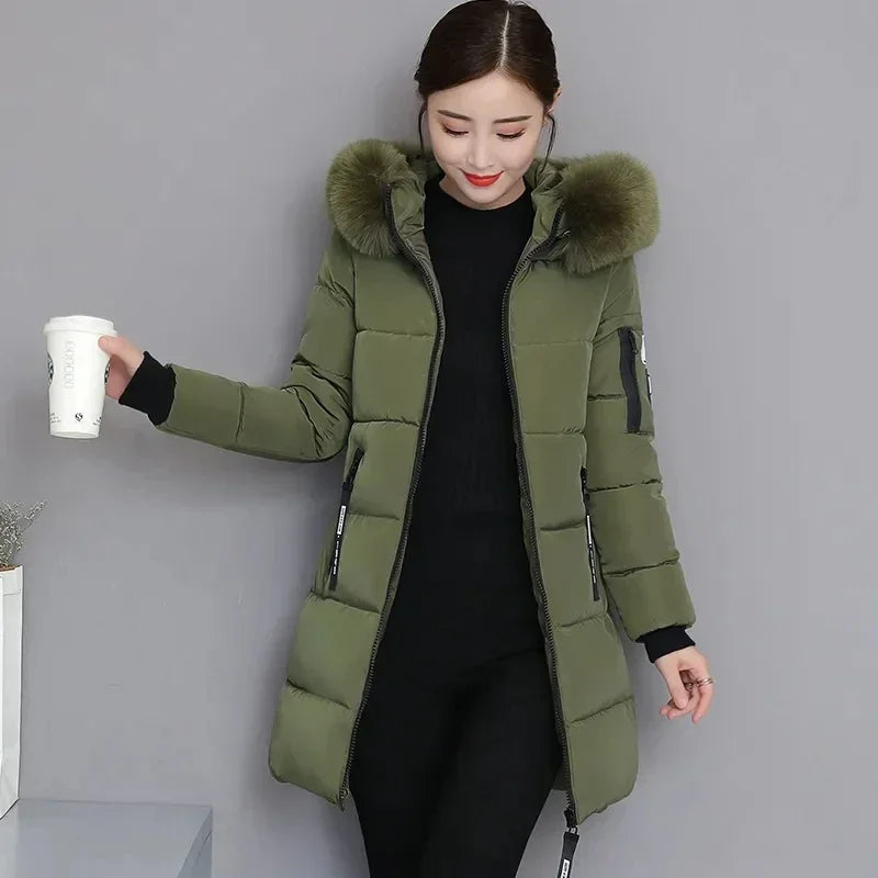 Chaqueta informal coreana de algodón, ajustada y versátil