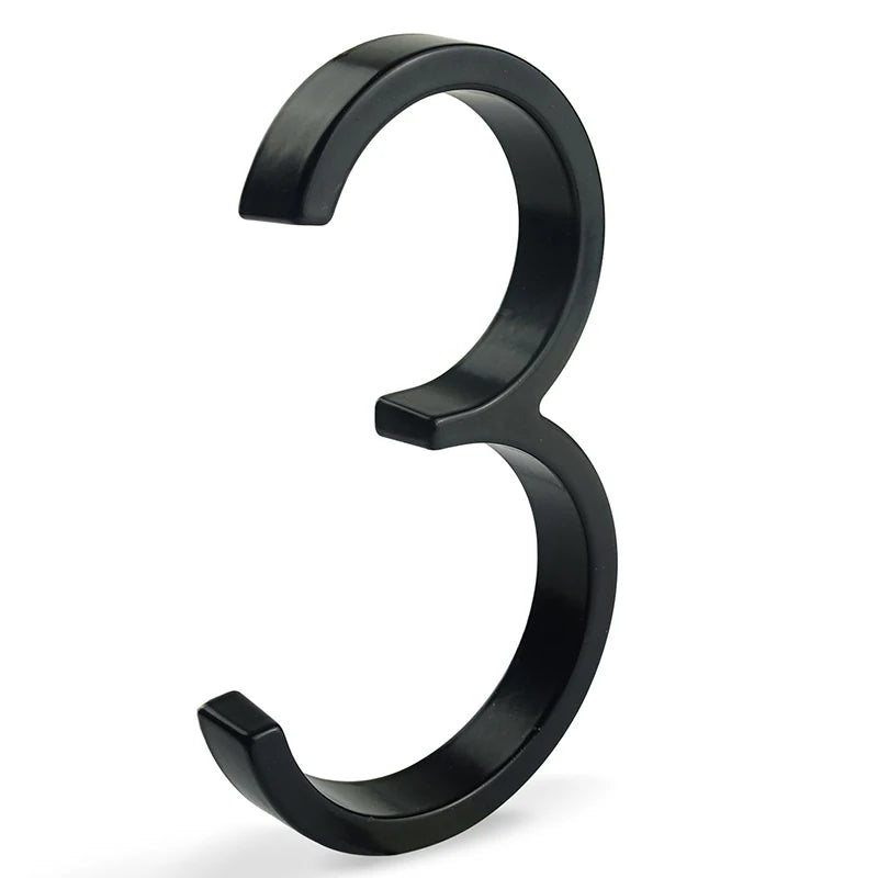 1pc 125mm Floating House Number Outdoor