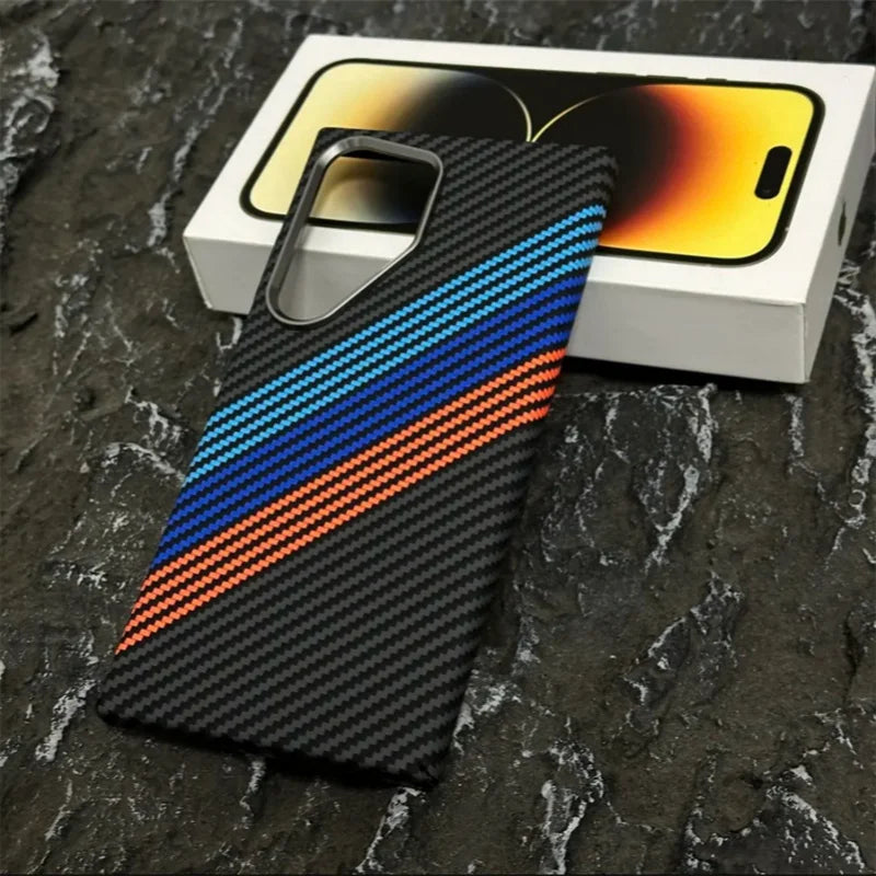 Carbon Fiber Wireless Magsafe Samsung Case Cover