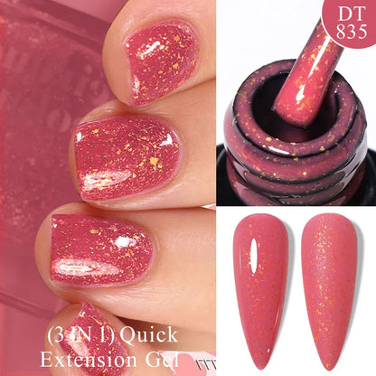 7ml Red Series Gel Nail Polish Glitter