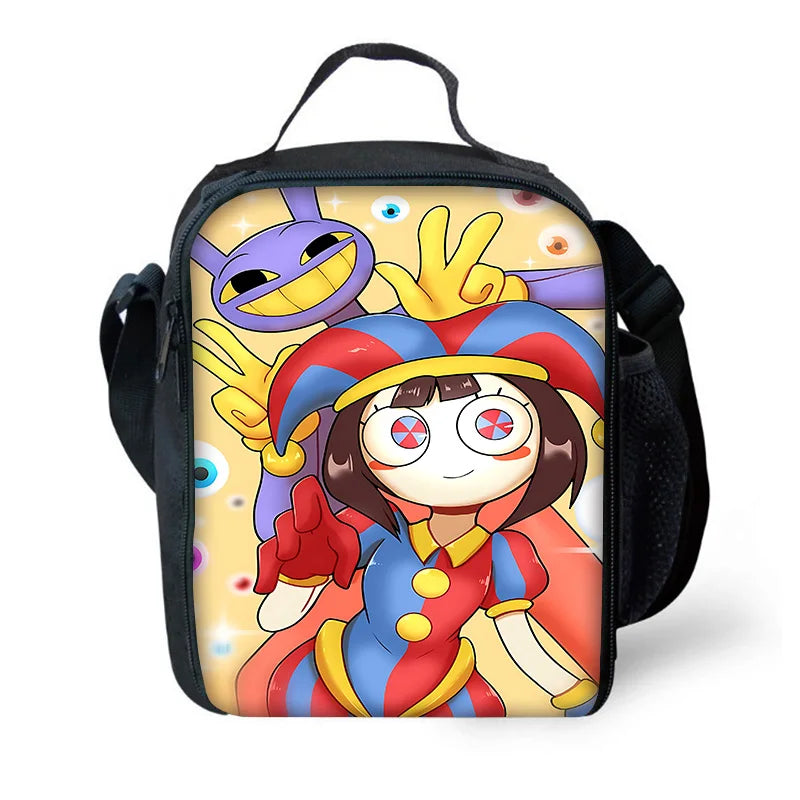 Cartoon A-AmazingS DigitalS Circus Child School Backpack Set