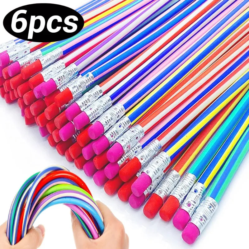 Colorful Magic Bendy Flexible Cute Soft Pencil with Eraser