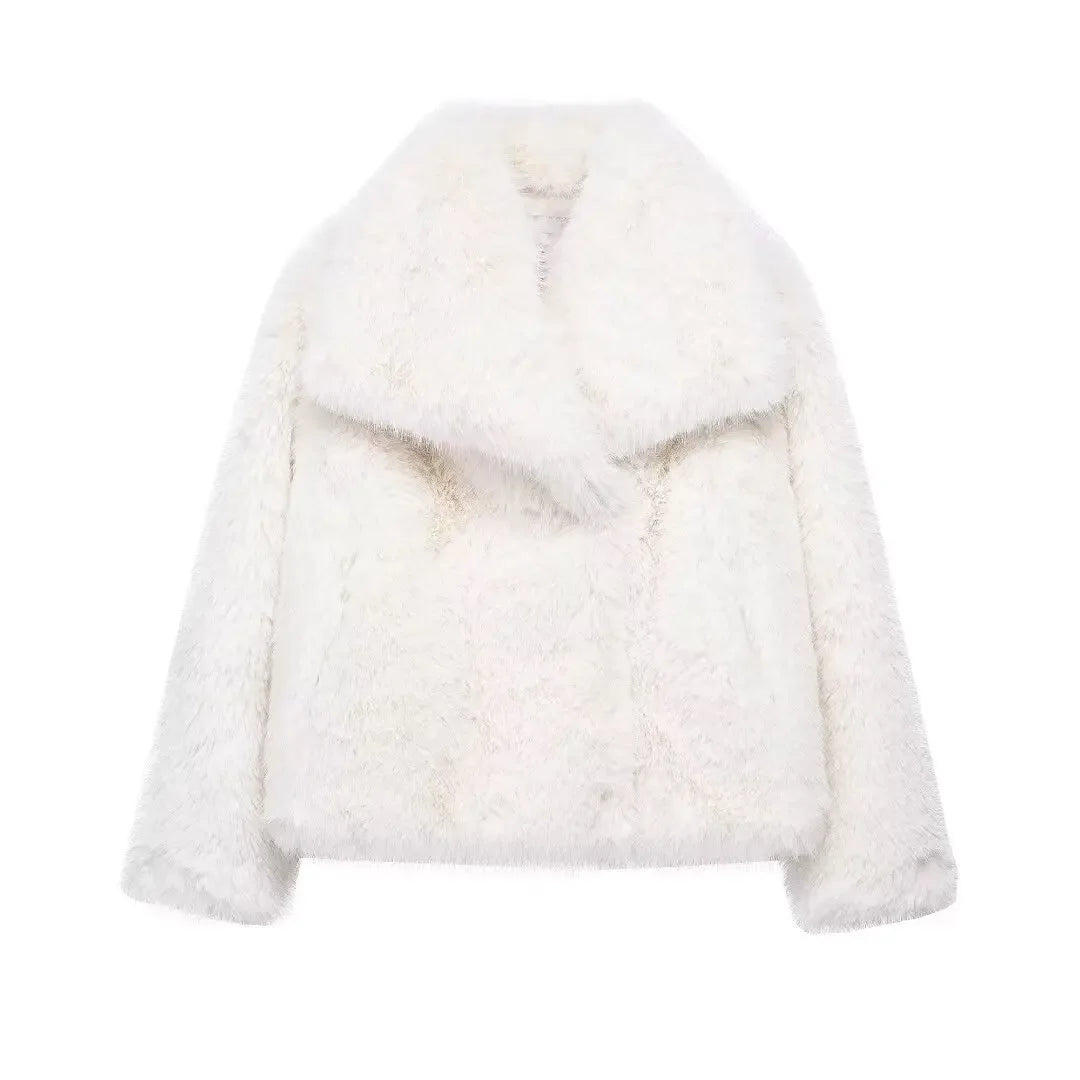 Faux Fur Coat Fluffy Jacket