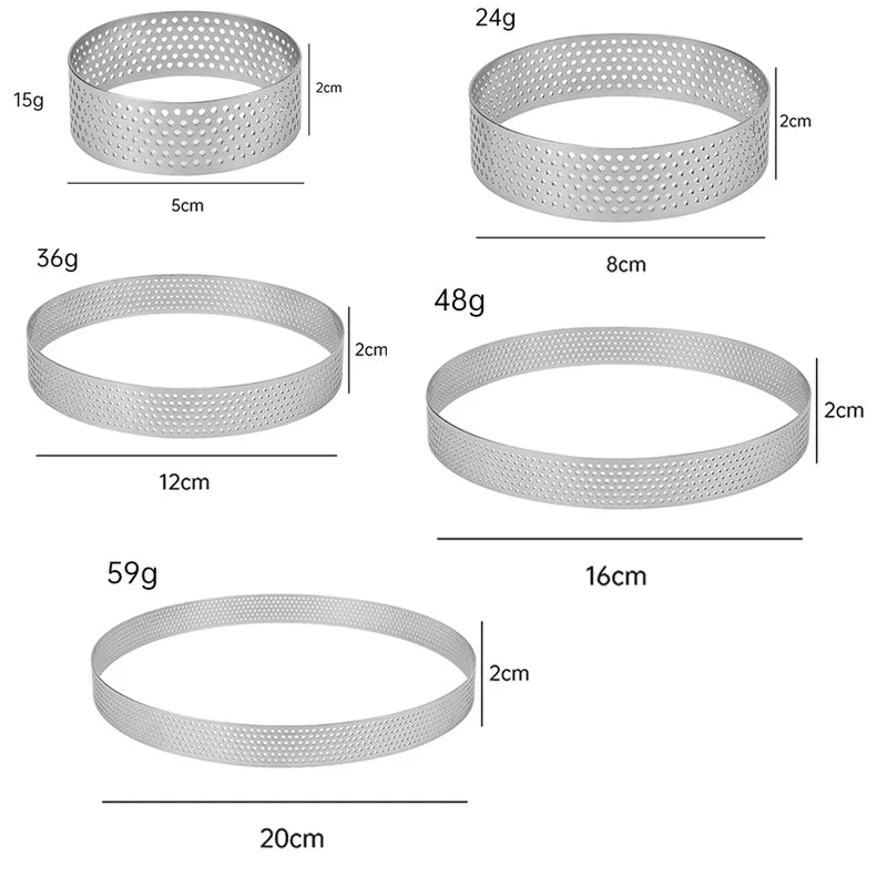 Stainless steel kitchen cake molds heat resistant
