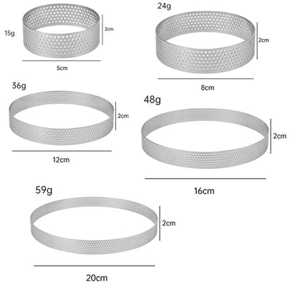 Stainless steel kitchen cake molds heat resistant