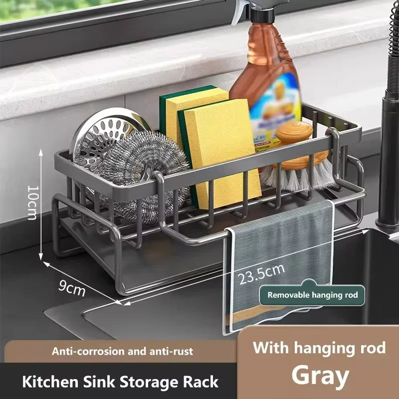 Carbon Steel Sink Sponge Drain Rack
