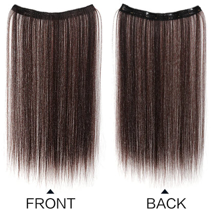 20 Inch Long Synthetic Straight Clip-In Hair Extensions