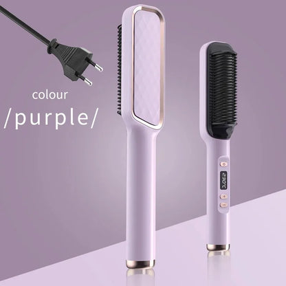 Electric Hot Comb Straight Hair Straightener
