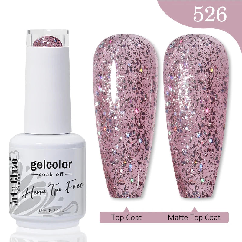 Red Brown Color Gel Nail Polish