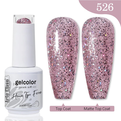 Red Brown Color Gel Nail Polish